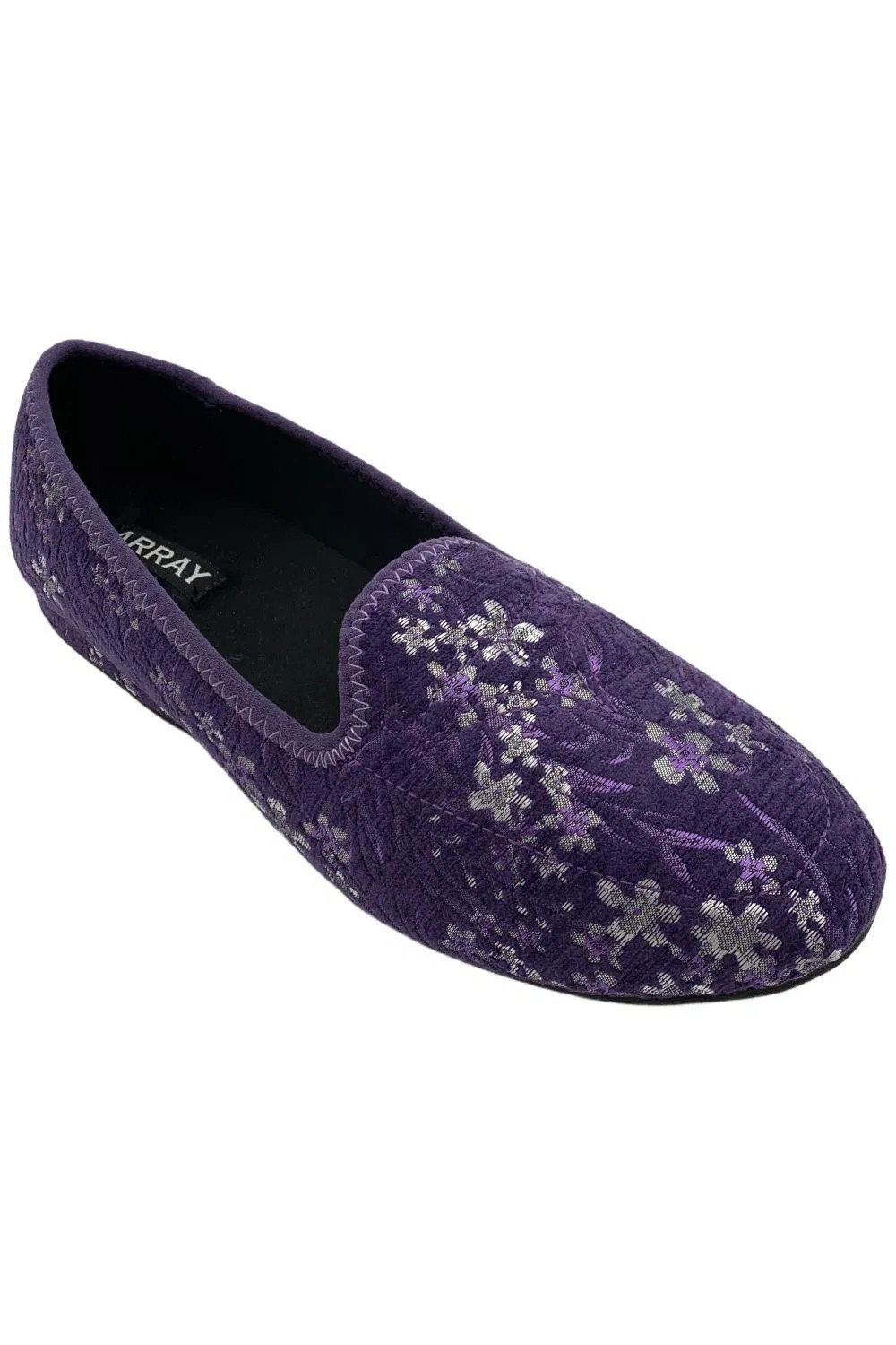 ARRAY Women's Mabel Flats Dark Purple/Floral