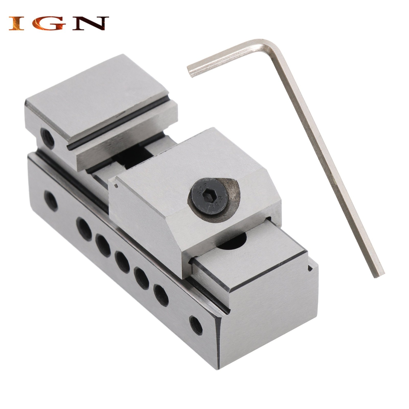 Grinding Mini Insert Vise 1'' Precision Toolmaker Screwless Vise Steel .0002''
