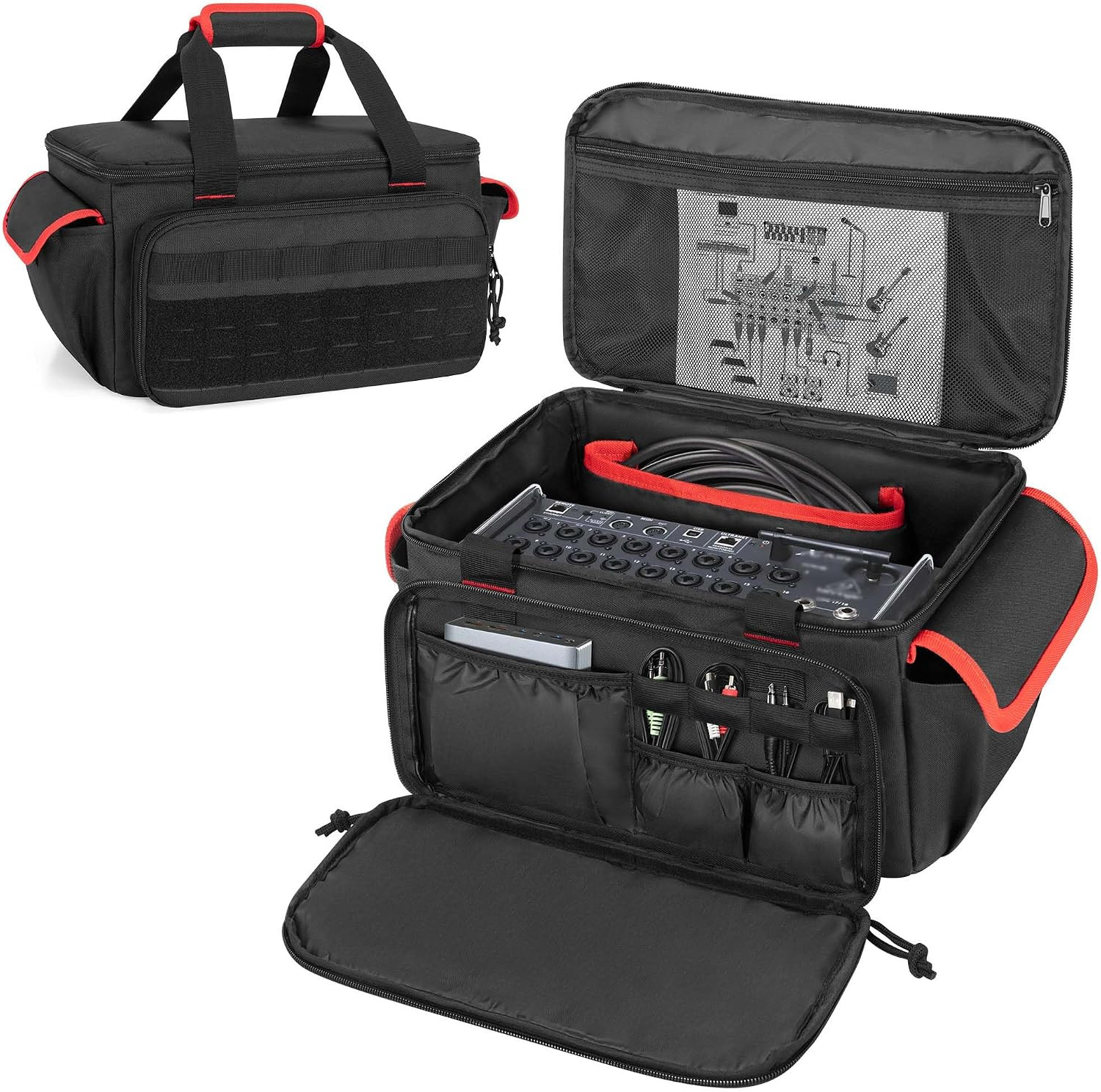 Mixer Carrying Bag Compatible with Behringer X-AIR 18/16/12 Mixers | Digital Aud