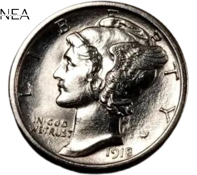 1918 Mercury Dime ~ BU/Uncirculated ~ 90% Silver