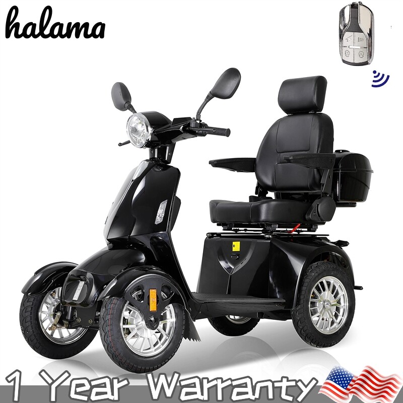 Four Wheels   Mobility Scooter 800W 60V 20AH Battery Motor for Adult Senior