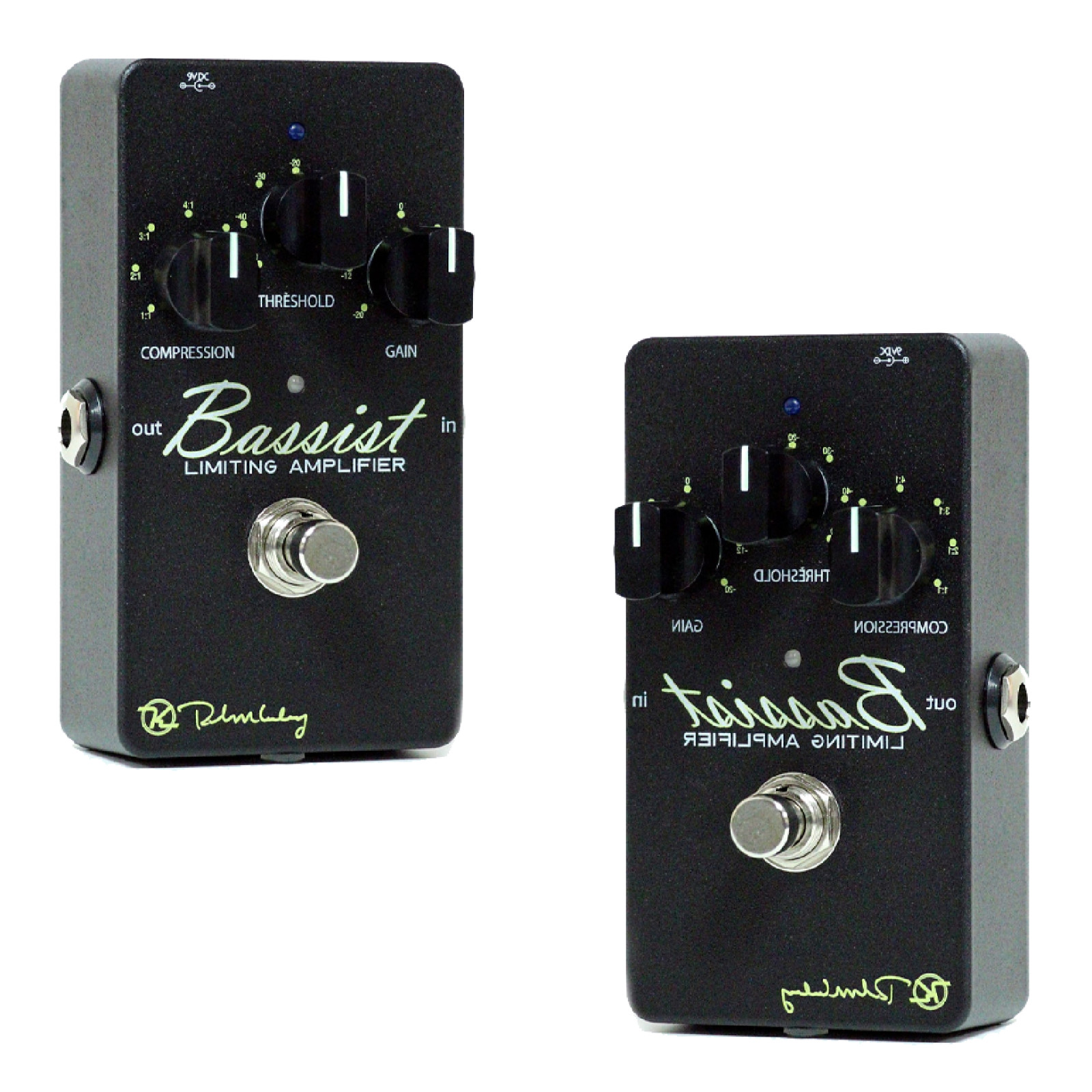 Keeley Bassist Limiting Amplifier Bass Compressor Pedal, 3 Patch Cable - Bundle