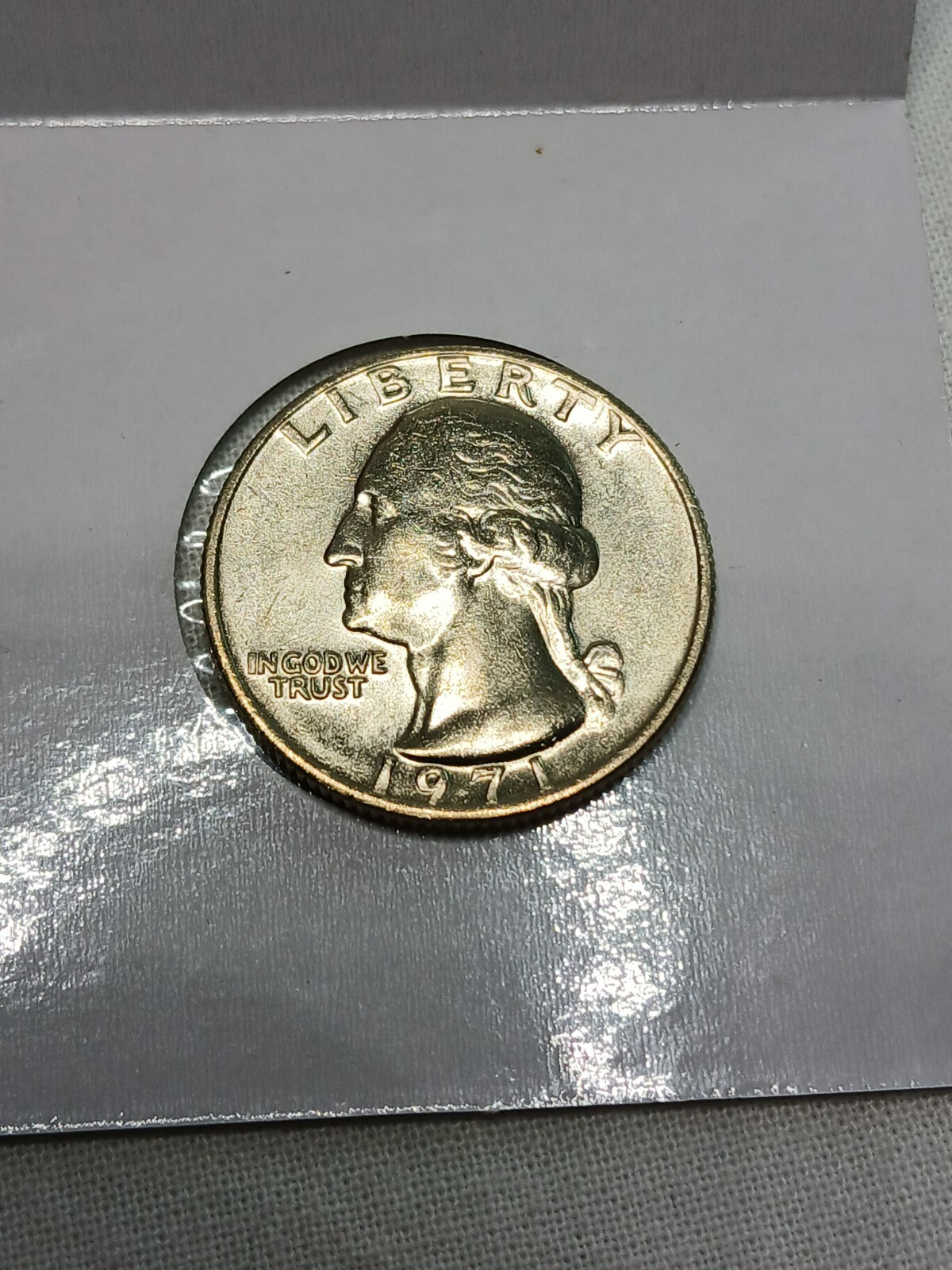 1971 P Washington Quarter 25c U.S Currency Philadelphia Uncirculated Sku 92137