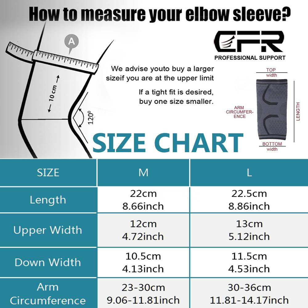 Tennis Elbow Brace Compression Support Sleeve Arthritis Tendonitis Joint Pain