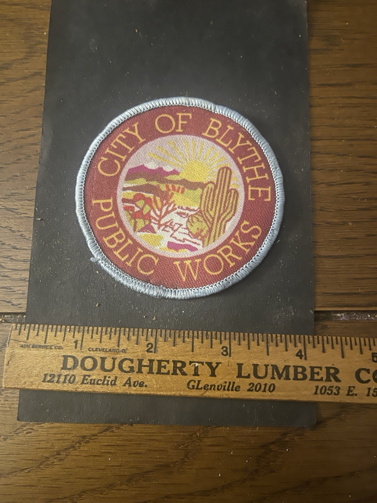 VINTAGE CALIFORNIA CITY OF BLYTHE PUBLIC WORKS DEPT PATCH