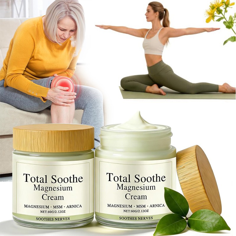 3X Total Soothe Magnesium Cream Total Relief Magnesium Creams Nerve Pain Relief