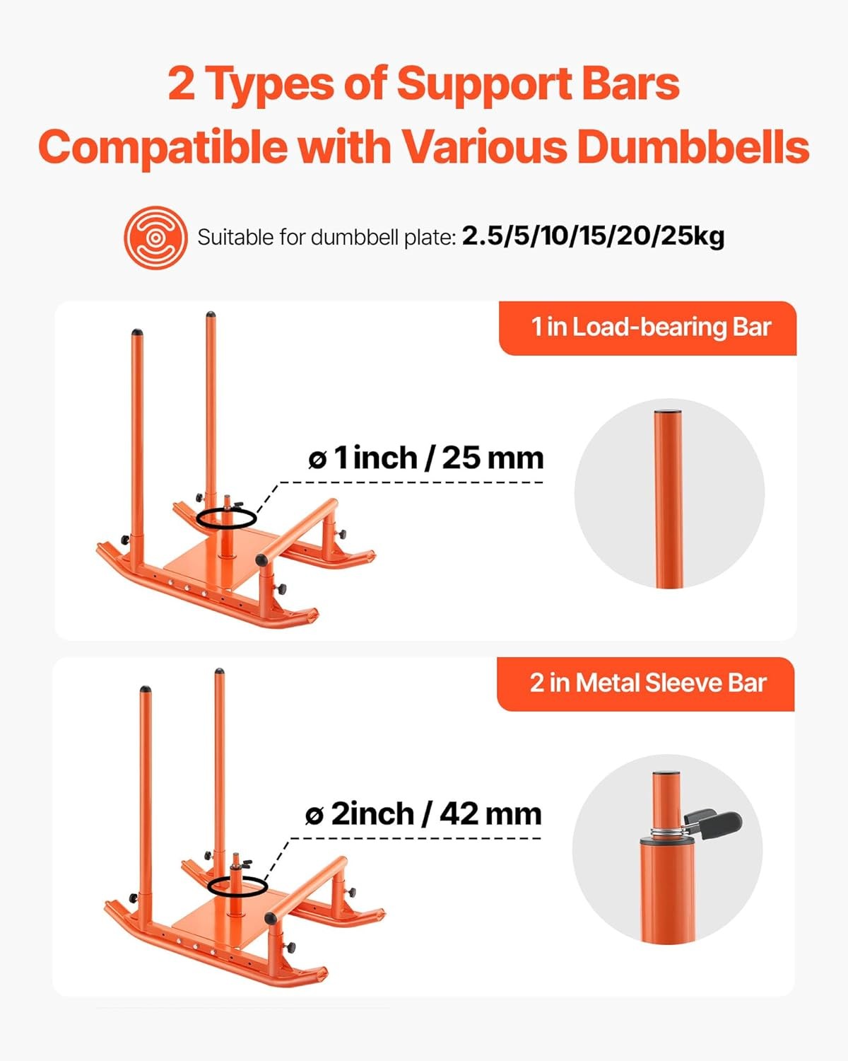 VEVOR Strength Training Push Pull Sled 1 Pack