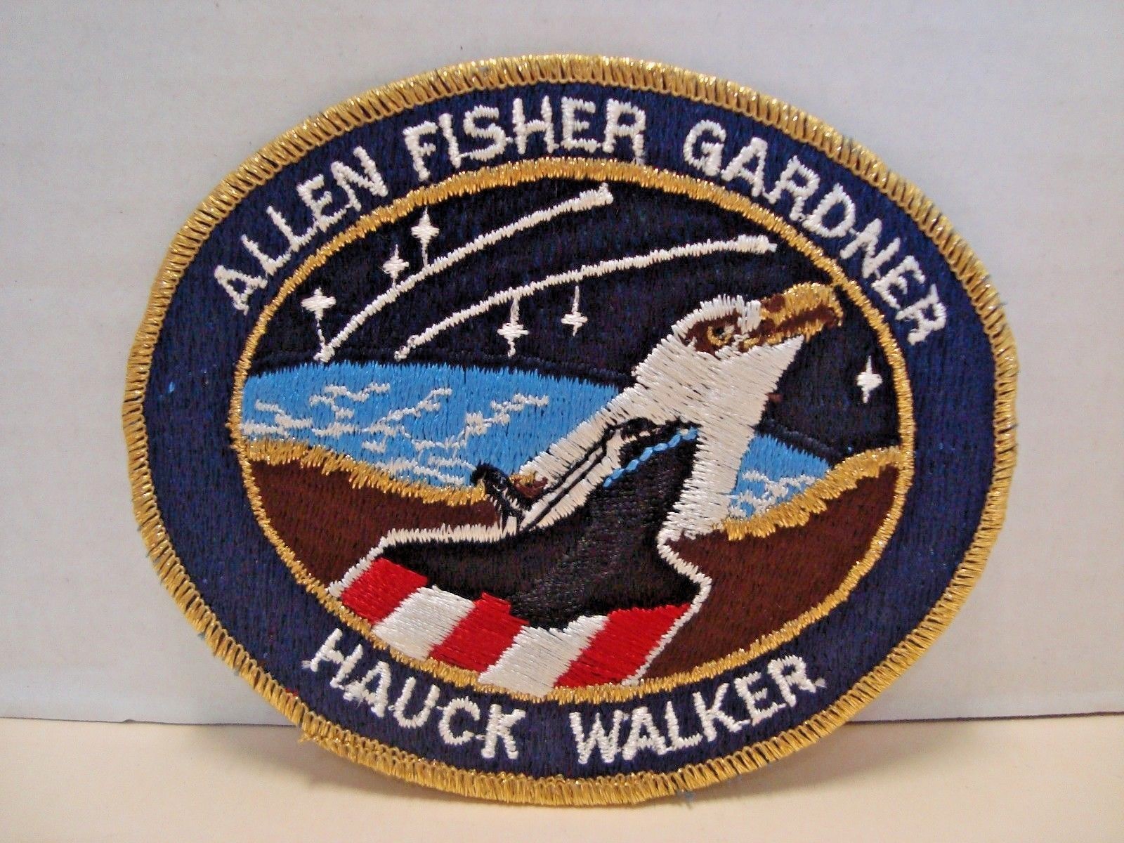 NASA Mission STS-51A PATCH Embroidered 4.75" Space Shuttle Discovery  Arm Hat