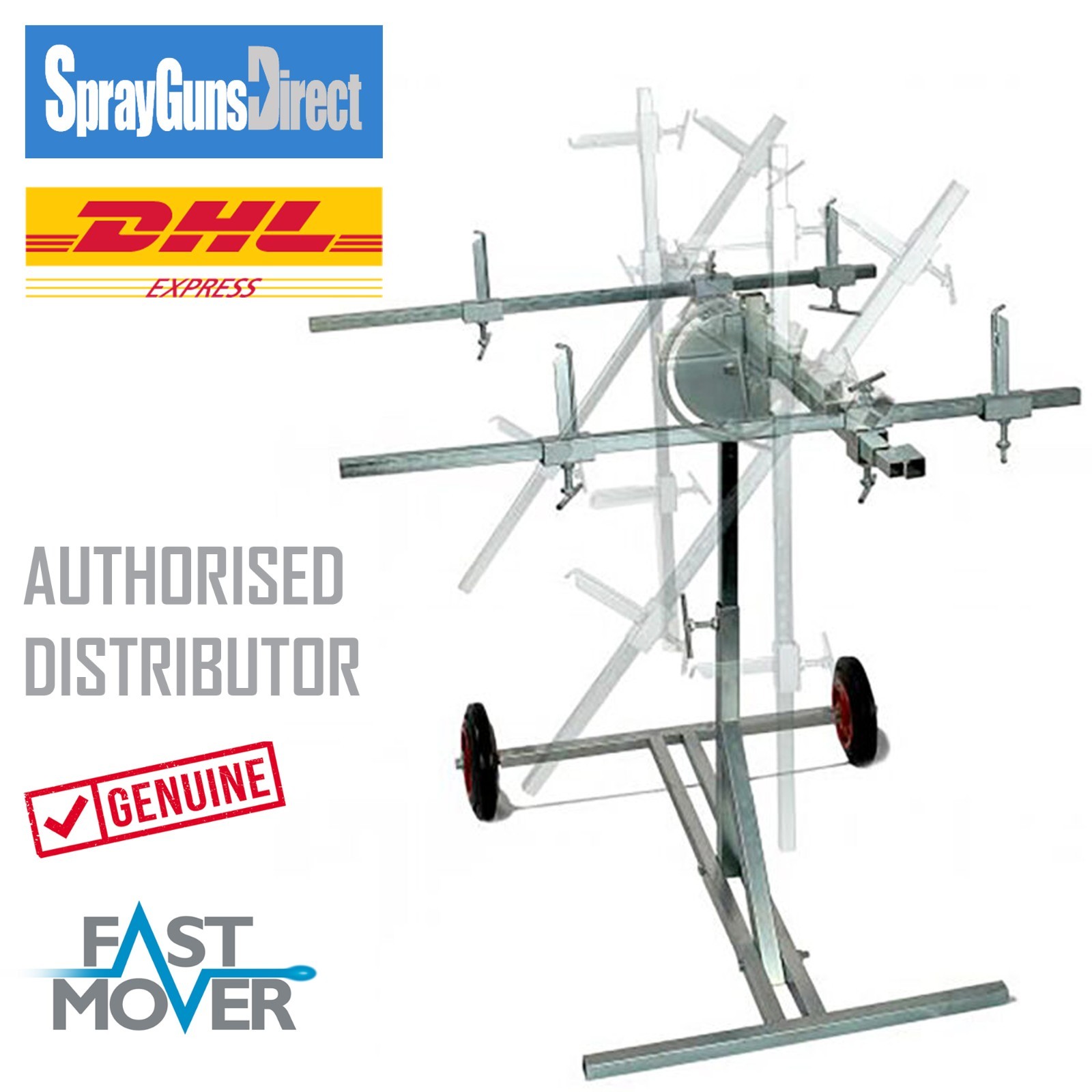 Fast Mover FMT1253 Universal And Rotating Panel Stand Panelmaster Paint Repair