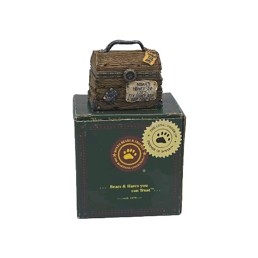 Noah's Toolbox retired 1.75 x 2in Boyds Bearstone 1995