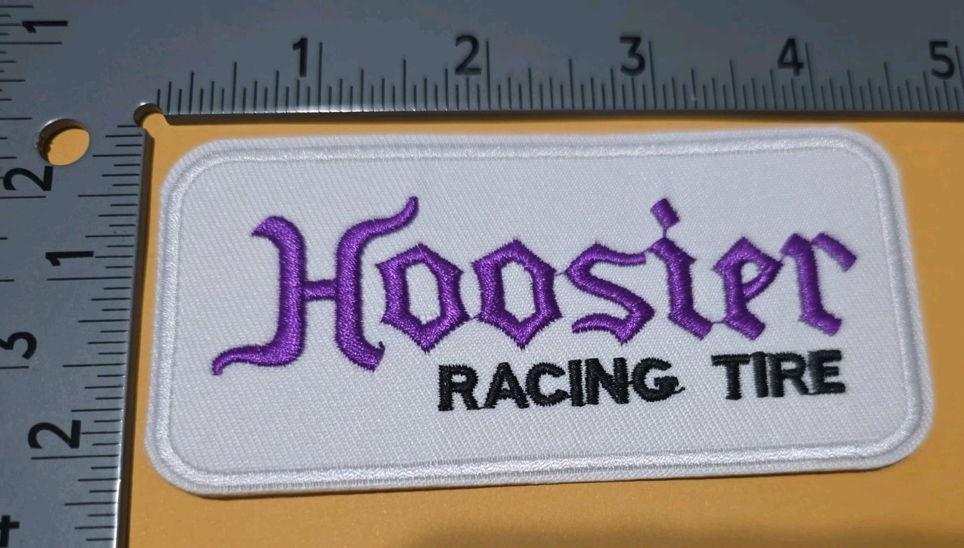 Hoosier Racing Tire Embroidered  Sew/Iron On Patch