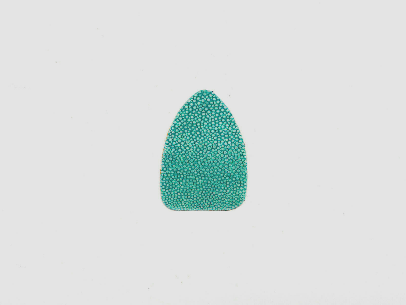 Arrow rest, turquoise, from cut pearl ray, for long and recurve bow