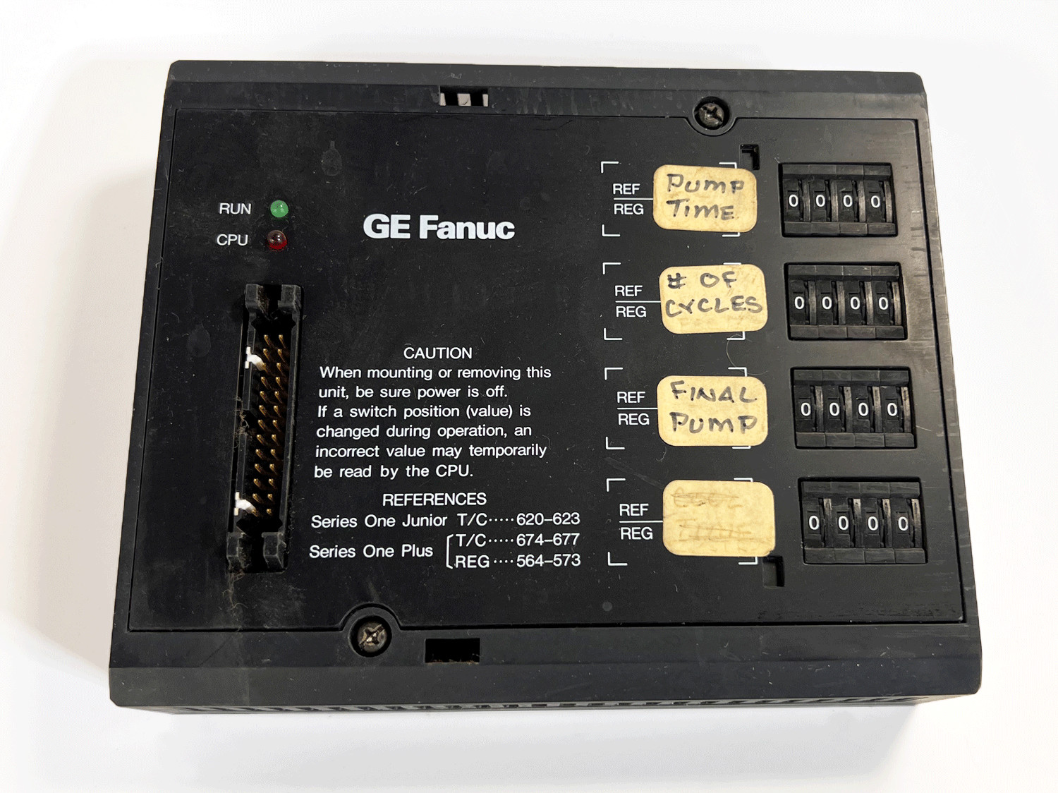 GE Fanuc IC609TCU100B PLC Timer/ Counter Setpoint Unit