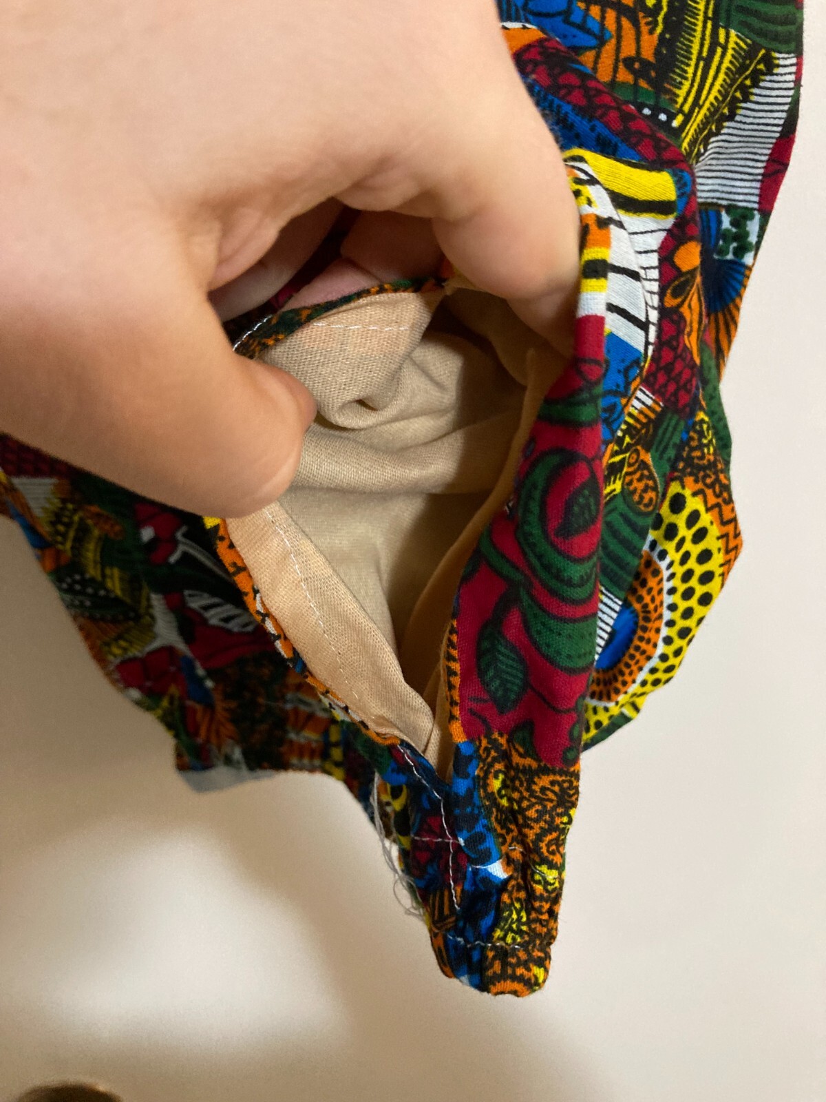 Dashiki Men Shirt and Pants - Red Orange Blue Yellow White
