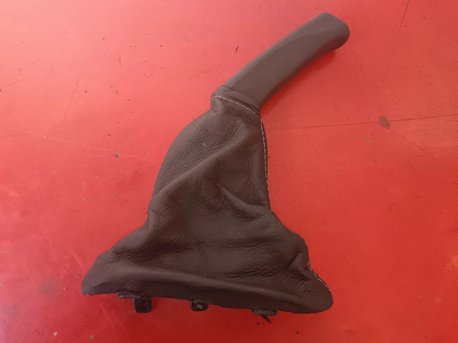 Volvo S40 Black Leather Gear Gaiter And Handle Grey Stitching Replacement Part