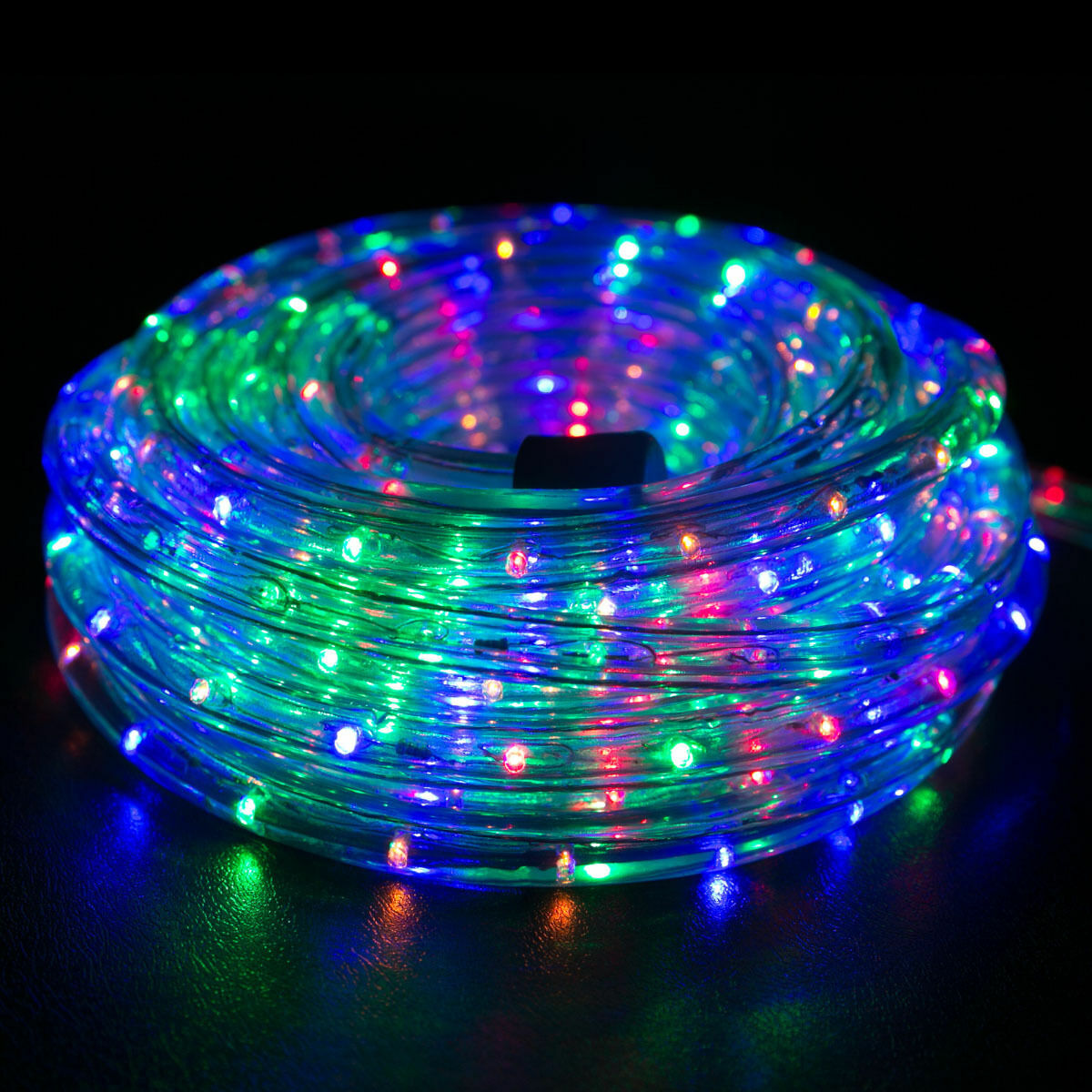 Assorted Sizes Multi-RGB LED Rope Lighting Thick Indoor Outdoor Christmas Tree
