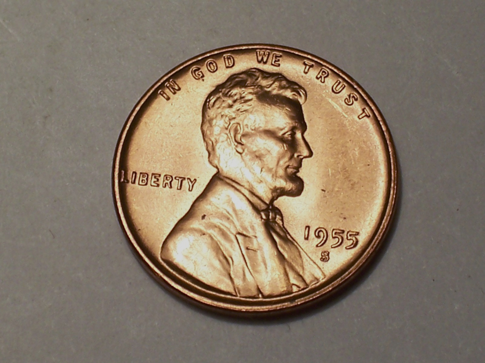 1955-S  @  Ms. Uncirculated*   Lincoln Wheat Penny.!! *From org. Roll*