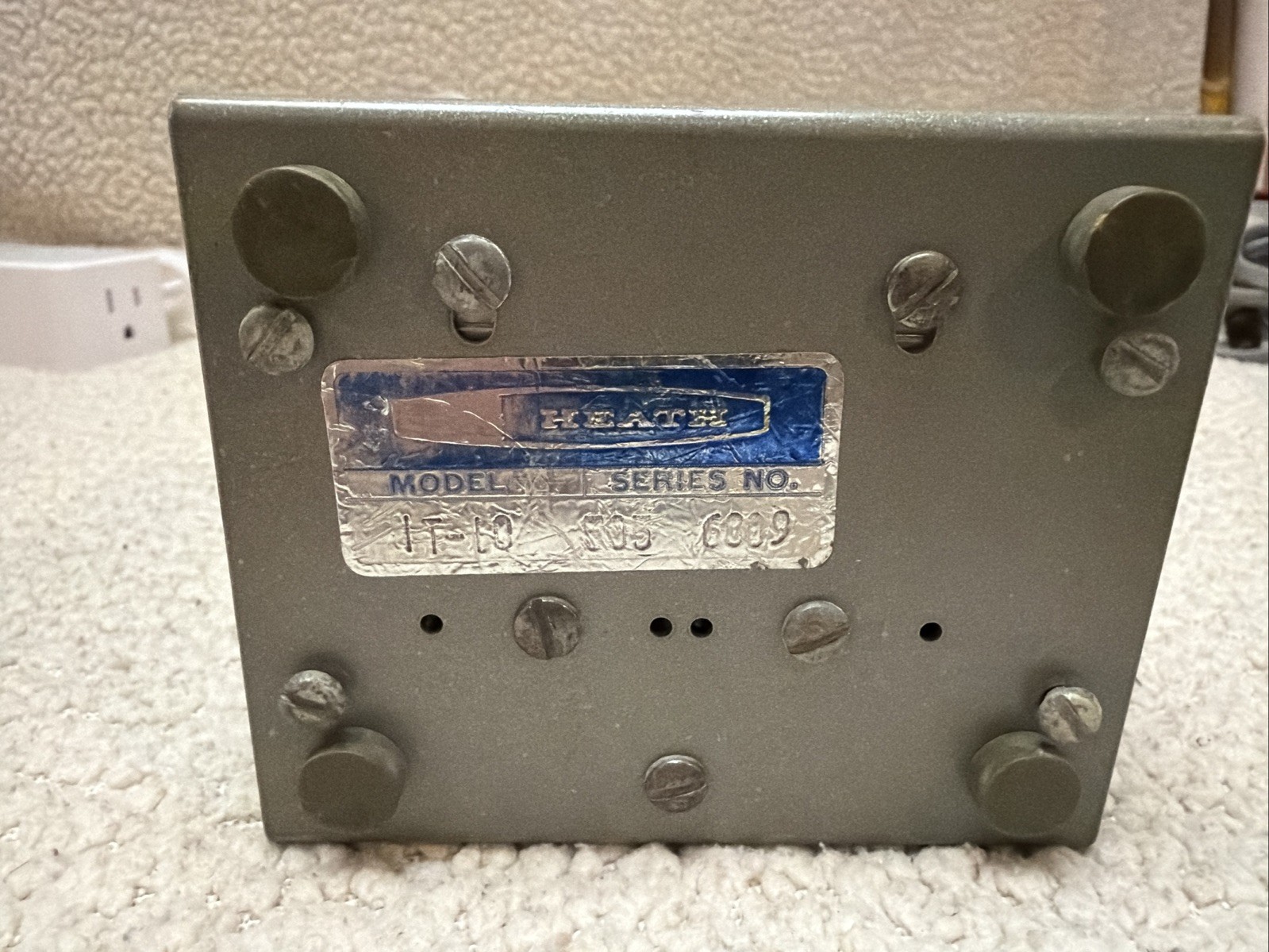Heathkit Daystrom Model IT-10 Transistor-Diode Checker Untested