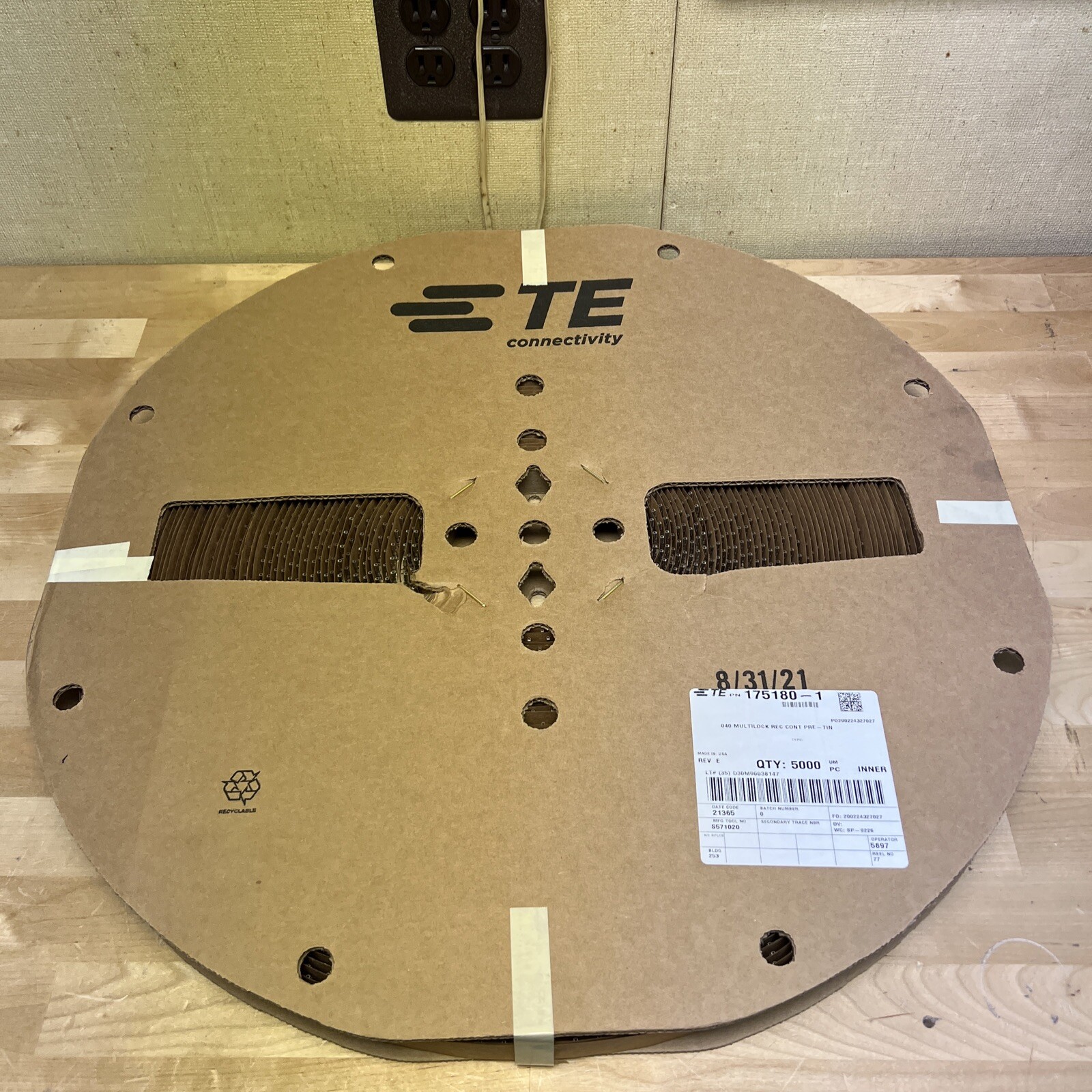 TE Connectivity 175180-1 AMP Connector (5,000 Pieces)