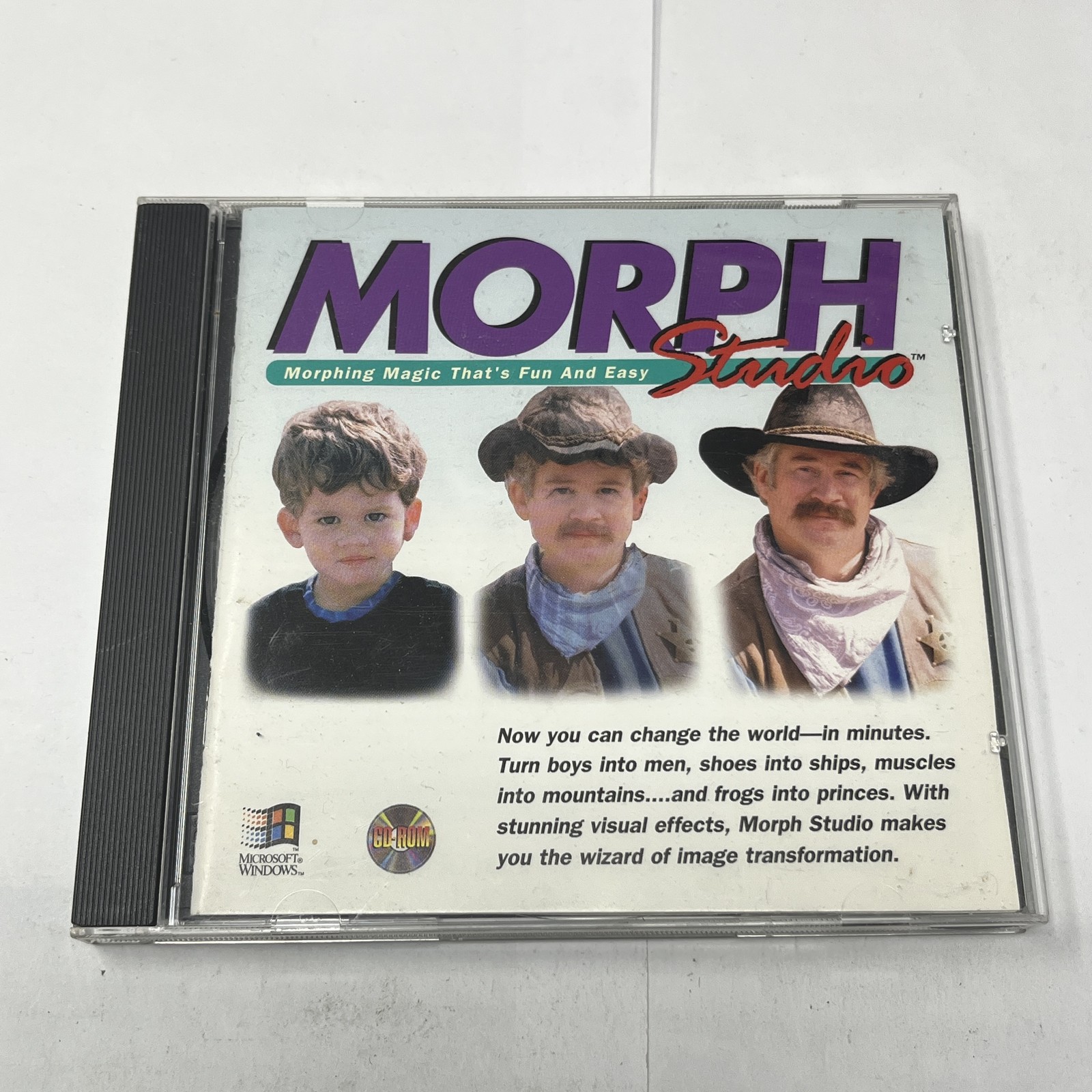 MORPH Studio Morphing Magic Software CD-ROM for Microsoft Windows Vintage