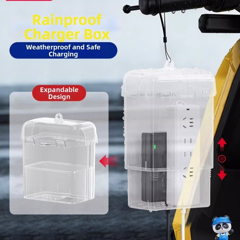 Waterproof For Outdoor EV Charger Cover with Ventilated Bottom for Safety
