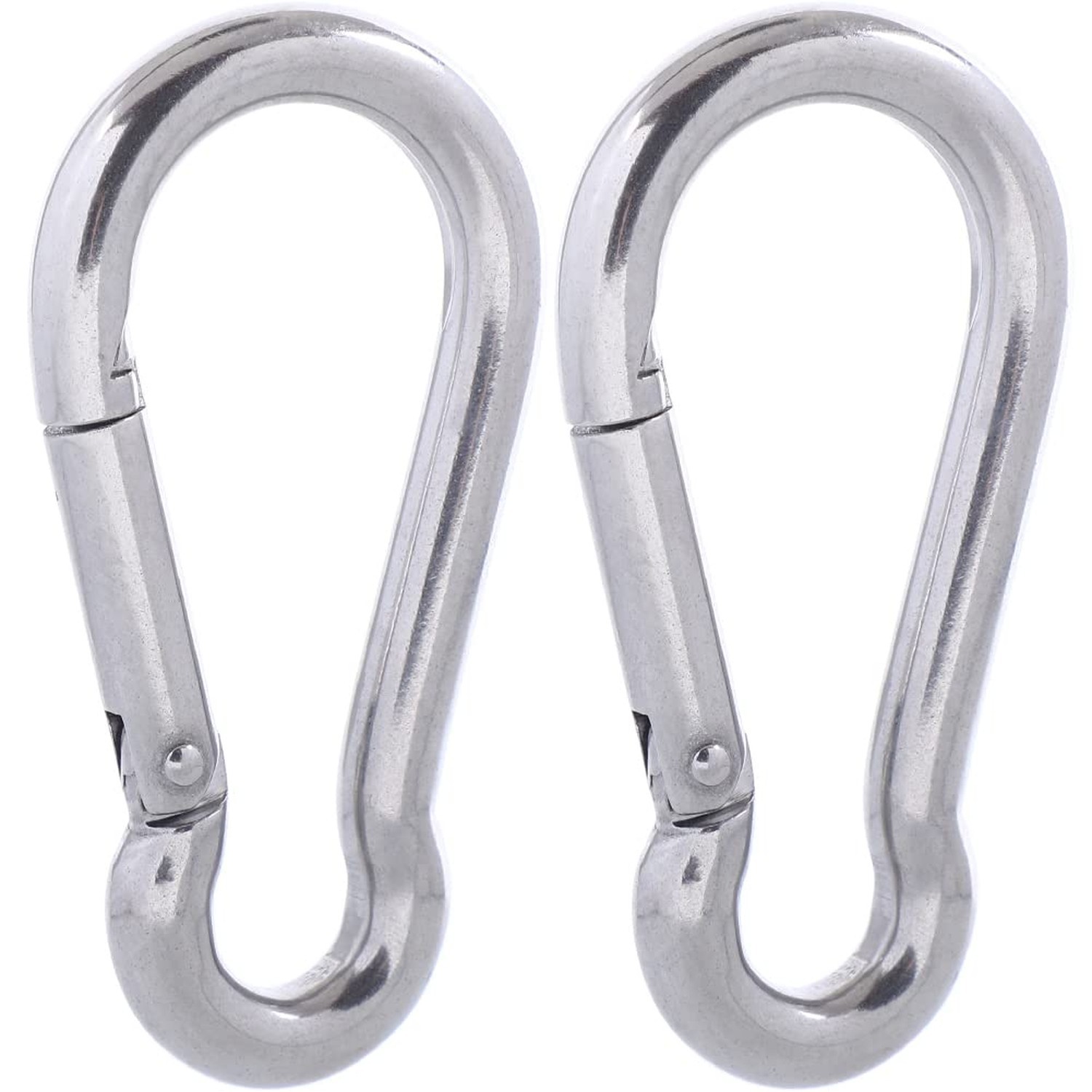 Carabiner Clips, 316 Stainless Steel Carabiner Clip, Heavy Duty Carabiner Hoo...