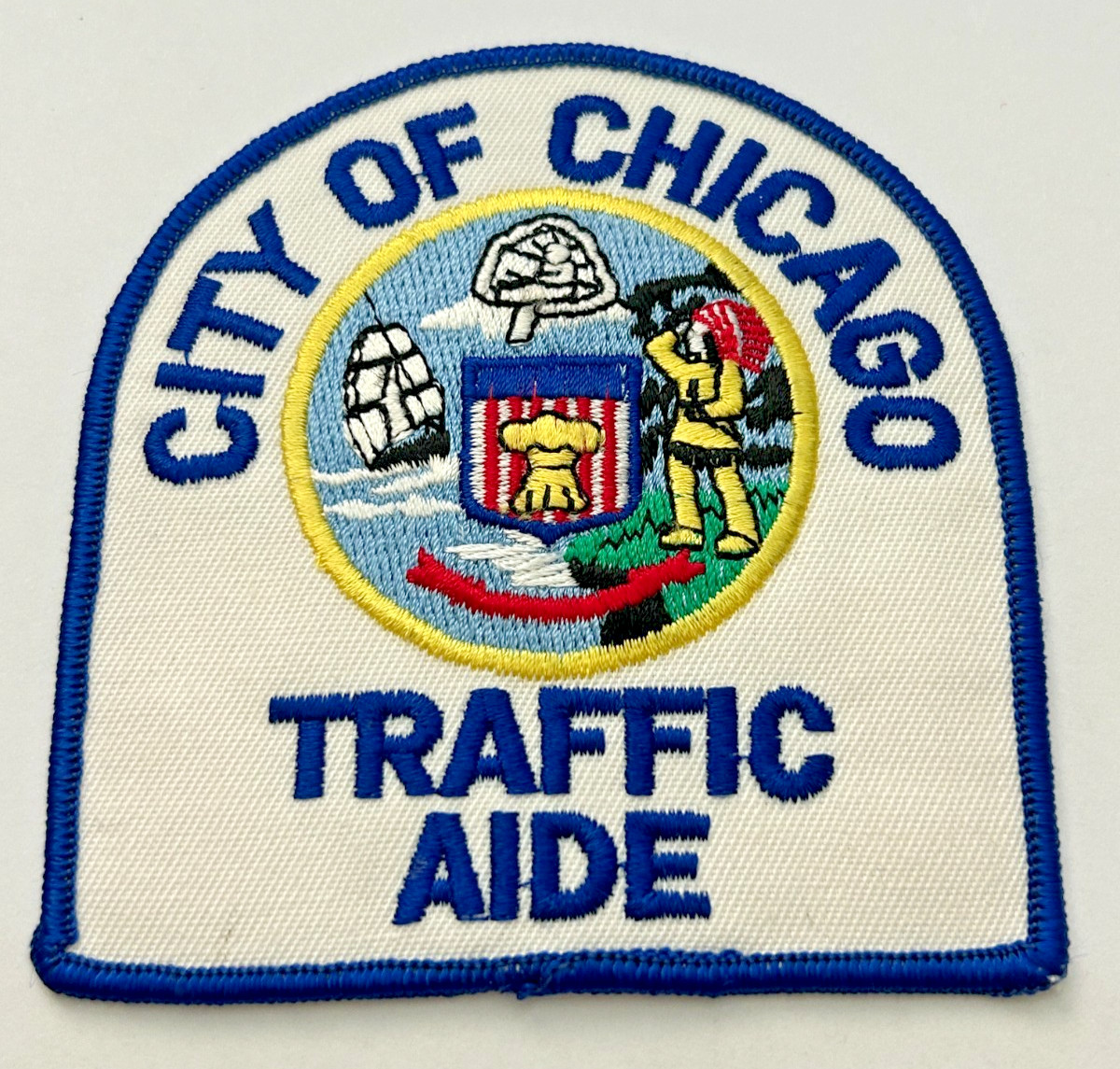 Vintage Chicago Illinois Traffic Aide Patch Unused