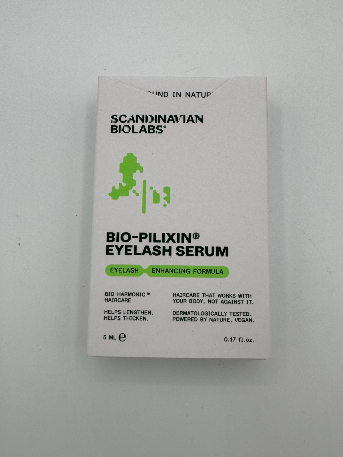 Bio-Pilixin Eyelash Serum 5ml Jade Roller Fuller Lashes Vegan New