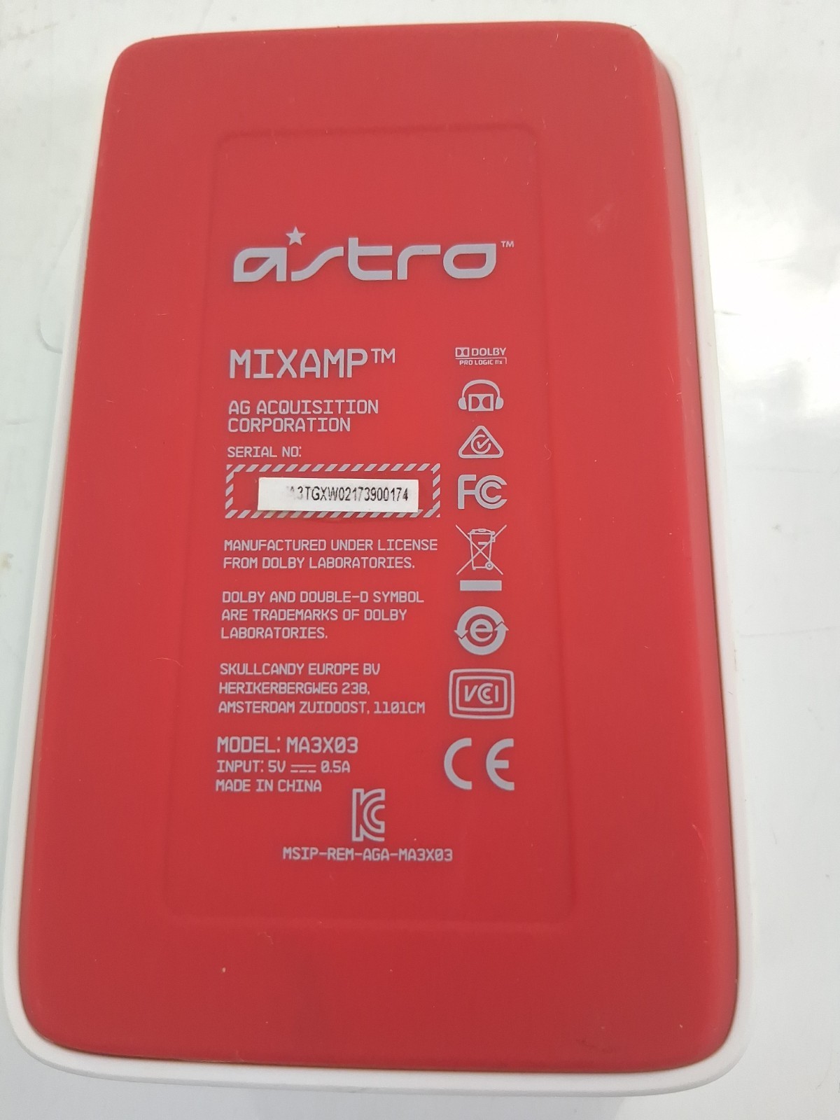 Astro Gaming MixAmp Pro TR Model MA3X03, Device Only- Renewd