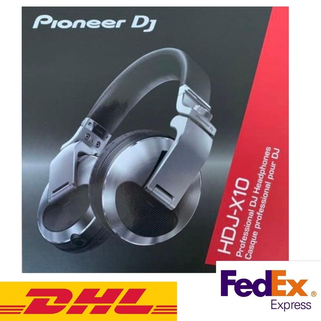 Pioneer DJ HDJ-X10 Flagship Professional Over-ear DJ Headphones Silver HDJX10 JP