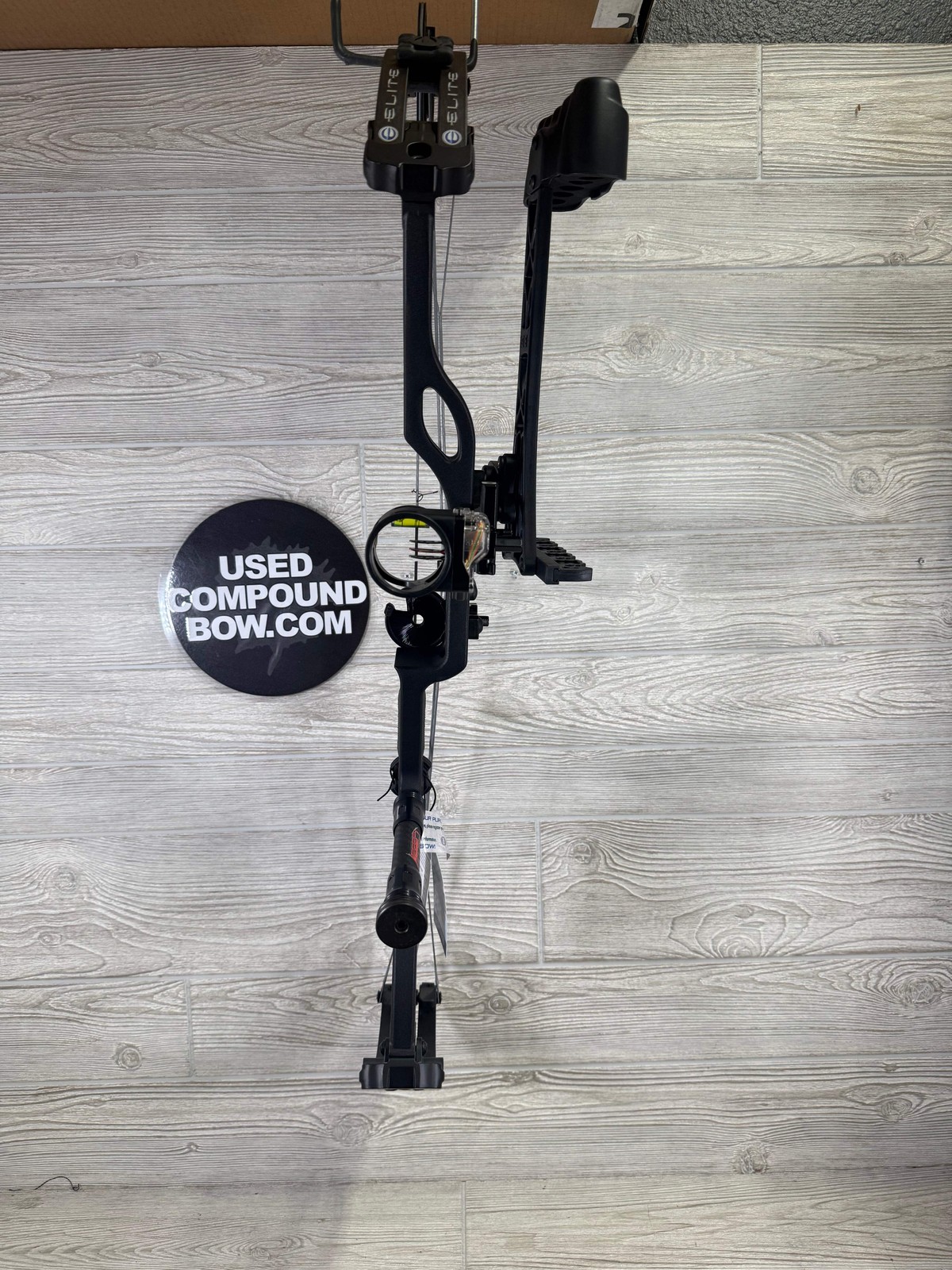 Elite Basin Left Handed Black 20-70lbs Bow Pkg