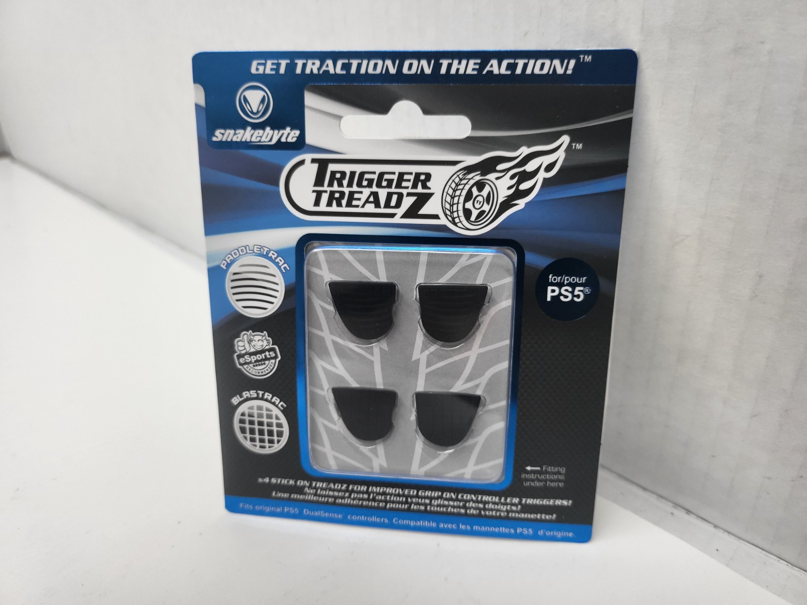 MINT NEW SNAKEBYTE Tech Trigger Treadz  BEST Grips for PS5 Controller  #i35