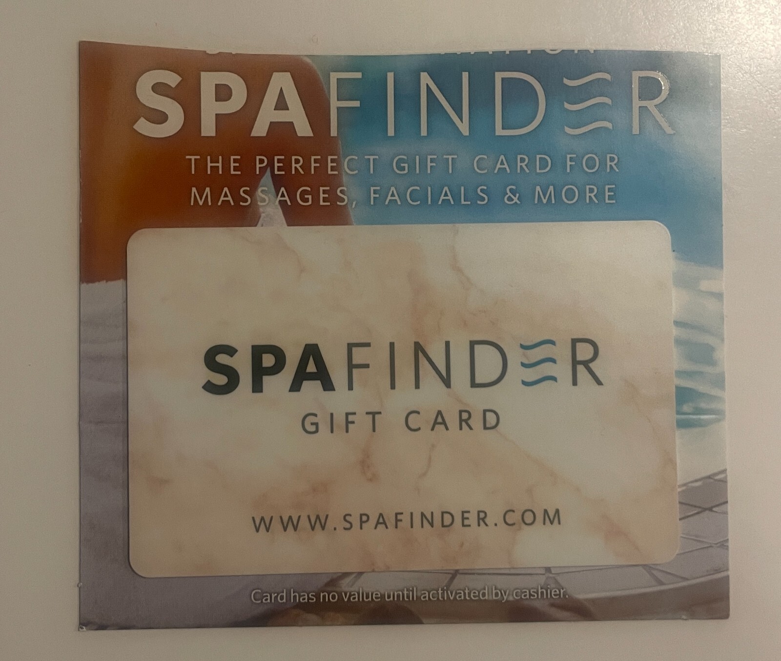 Spa Finder / Spafinder Giftcard/ GC - $50  minus 20% OFF! -  $40