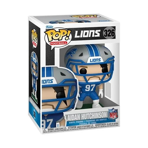 Aidan Hutchinson Funko Pop! NFL Series 15 Vinyl Figure #326 Detroit Lions