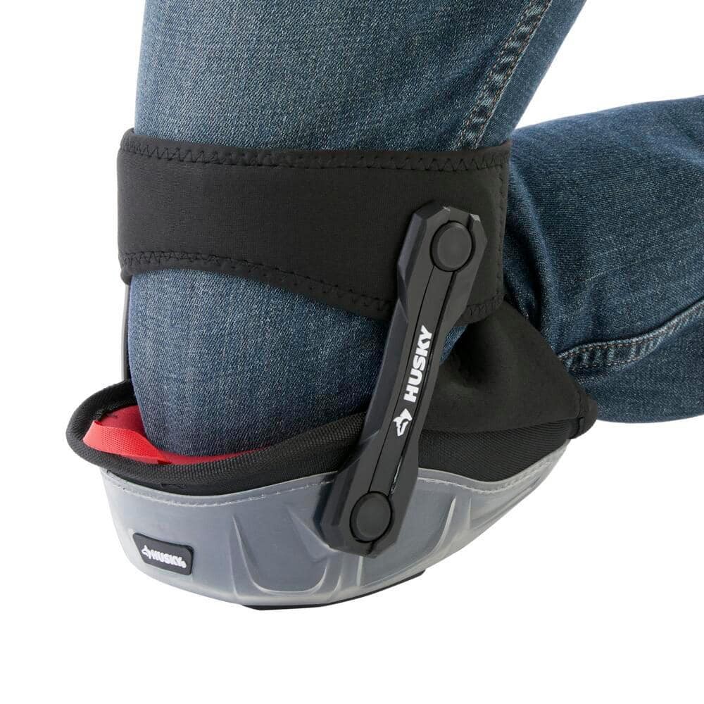 Husky Hard Cap Gel/Foam Stabilizer Knee Pads