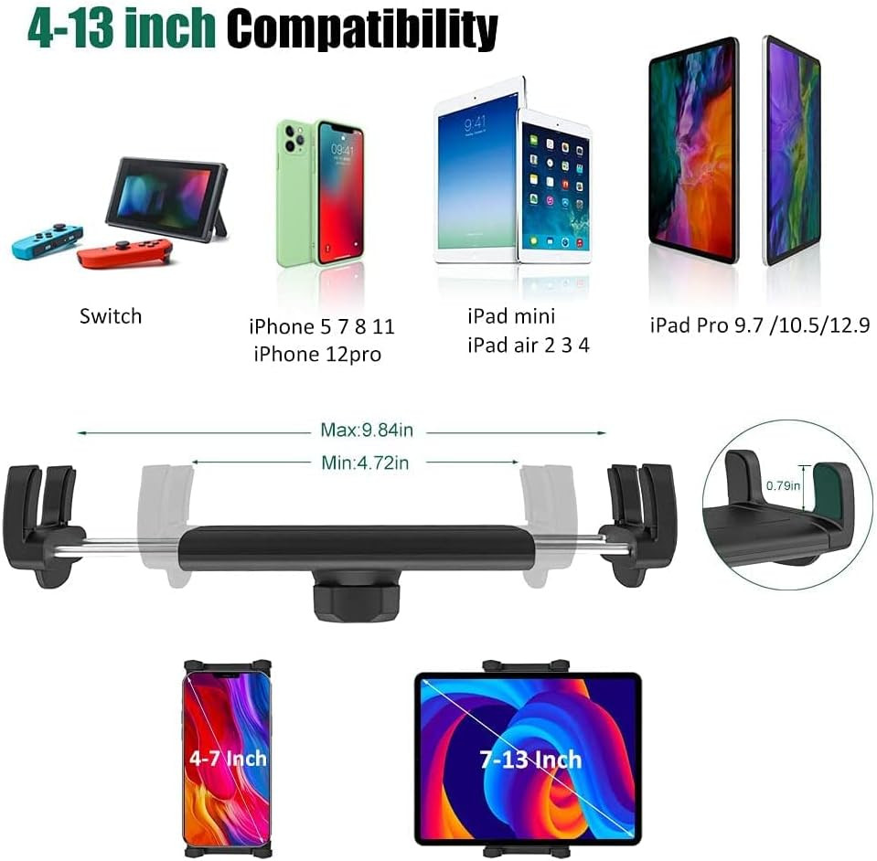 Adjustable 360 Car CD Slot Mount Tablet Holder for Ipad & Cell Phone