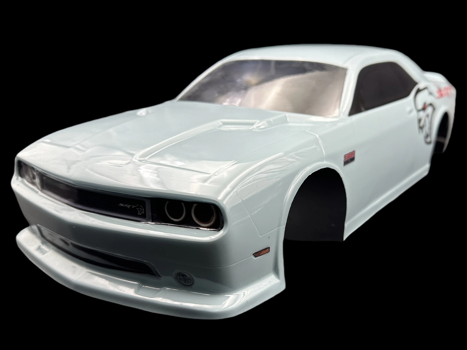 1/10 RC Hellcat Body Shell 190mm Drift SRT Challenger With Spoiler