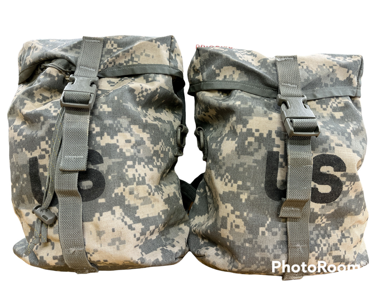 Lot Of 2 Sustainment Pouches for Army ACU Military Large Rucksack USGI MOLLE II