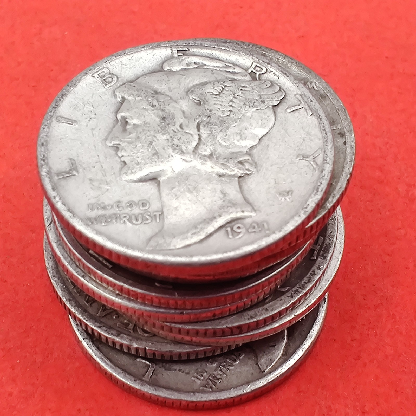 [Lot of 10] Mercury Dimes 1916-1945 90% Silver YOU CHOOSE HOW MANY!