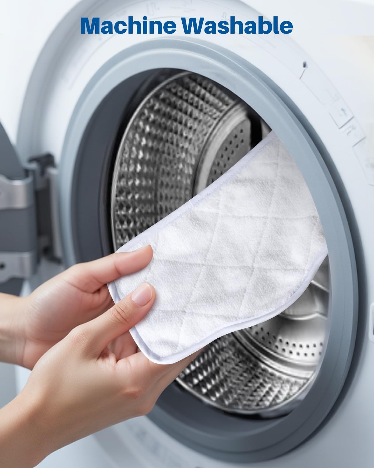 Steam Mop Replacement Pads - 6 Pack Ultra-Absorbent Microfiber Cloths for Most