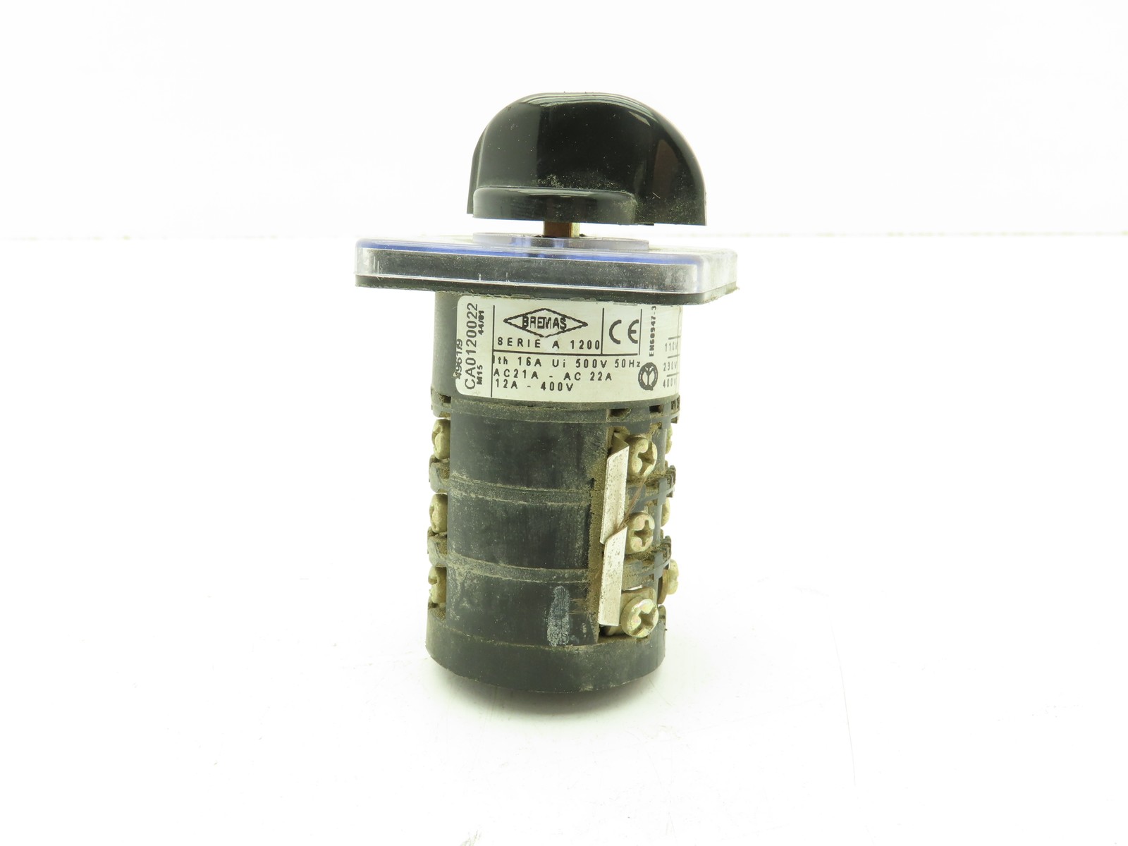 Bremas CA0120022 Cam Switch 12A 400V Ammeter Switch 1 Pole 3 Current Transformer