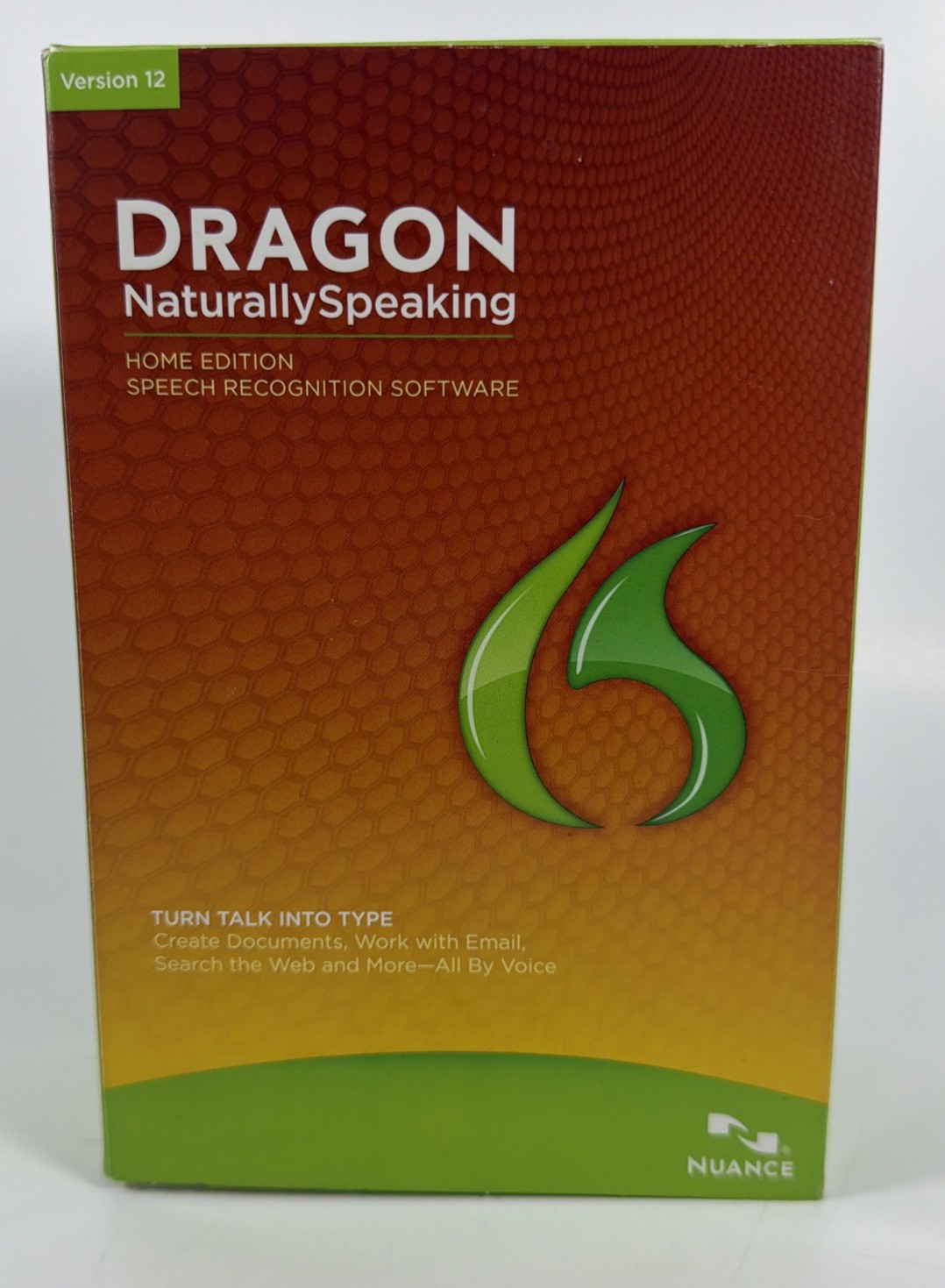 Dragon Naturally Speaking Version 12 Speech Recognition Software Home Edition