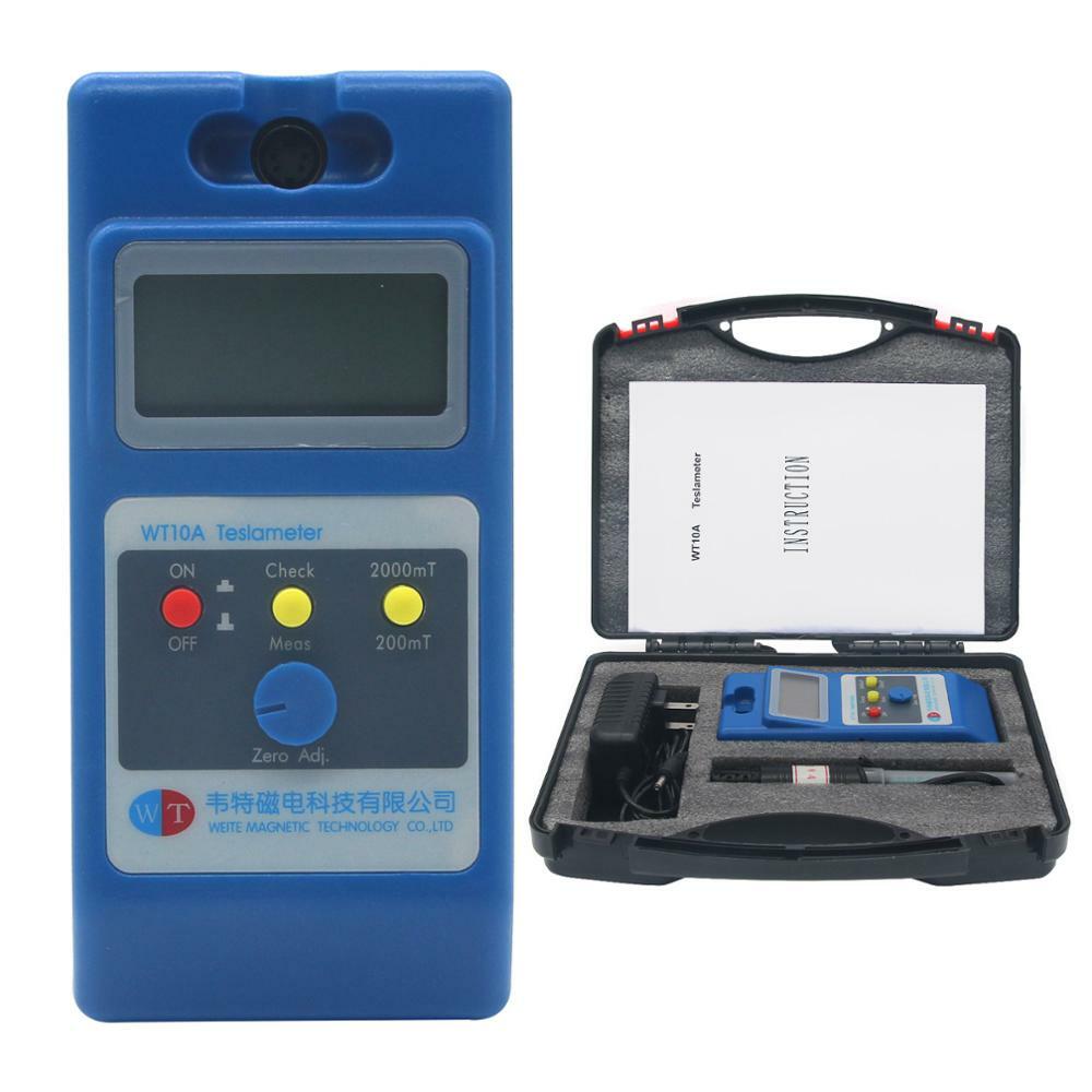 Tesla Gauss Meter Tester Teslameter Gaussmeter Surface Magnetic Field Test