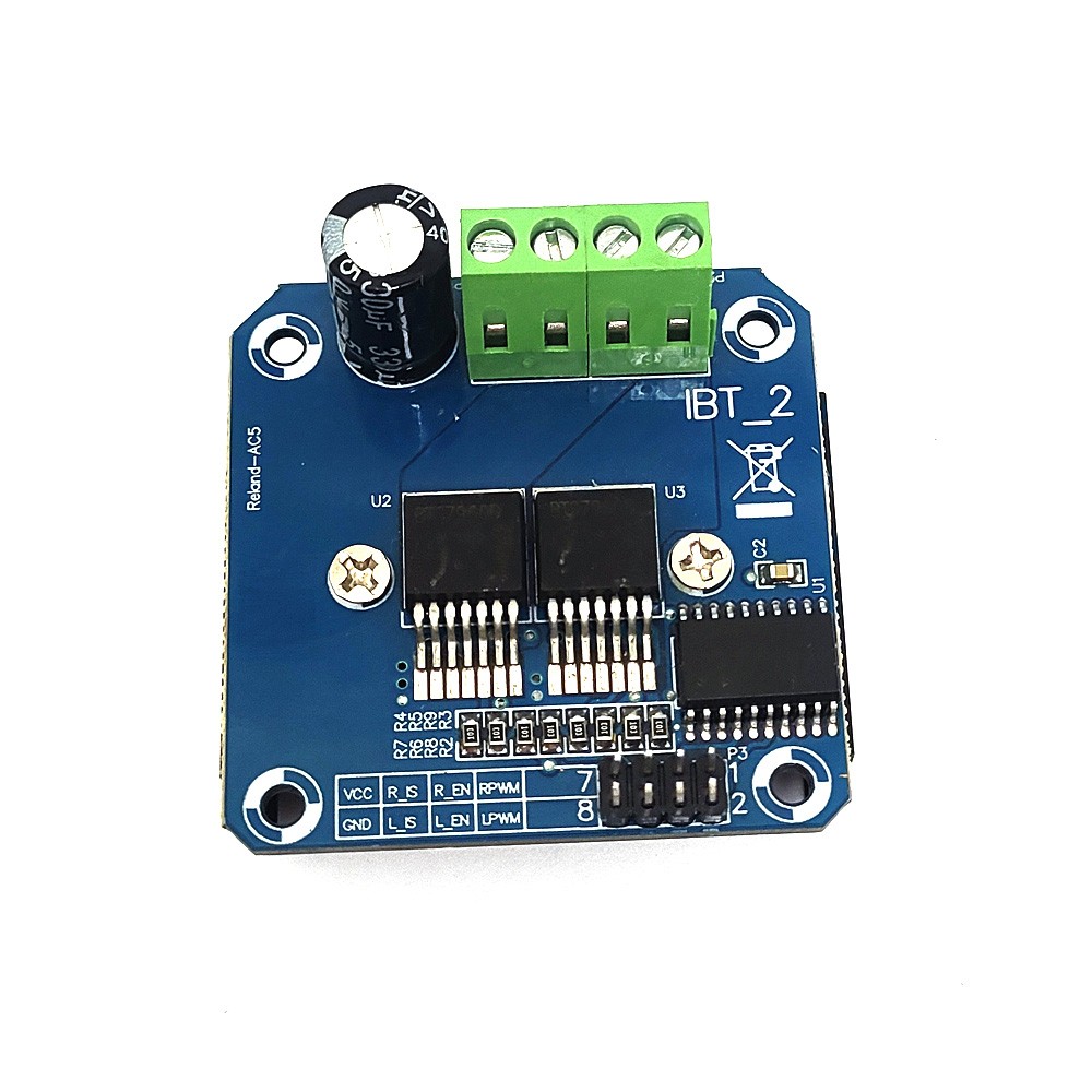 IBT-2 43A BTS7960 High Power Intelligent H-bridge Vehicle Motor Drive Module
