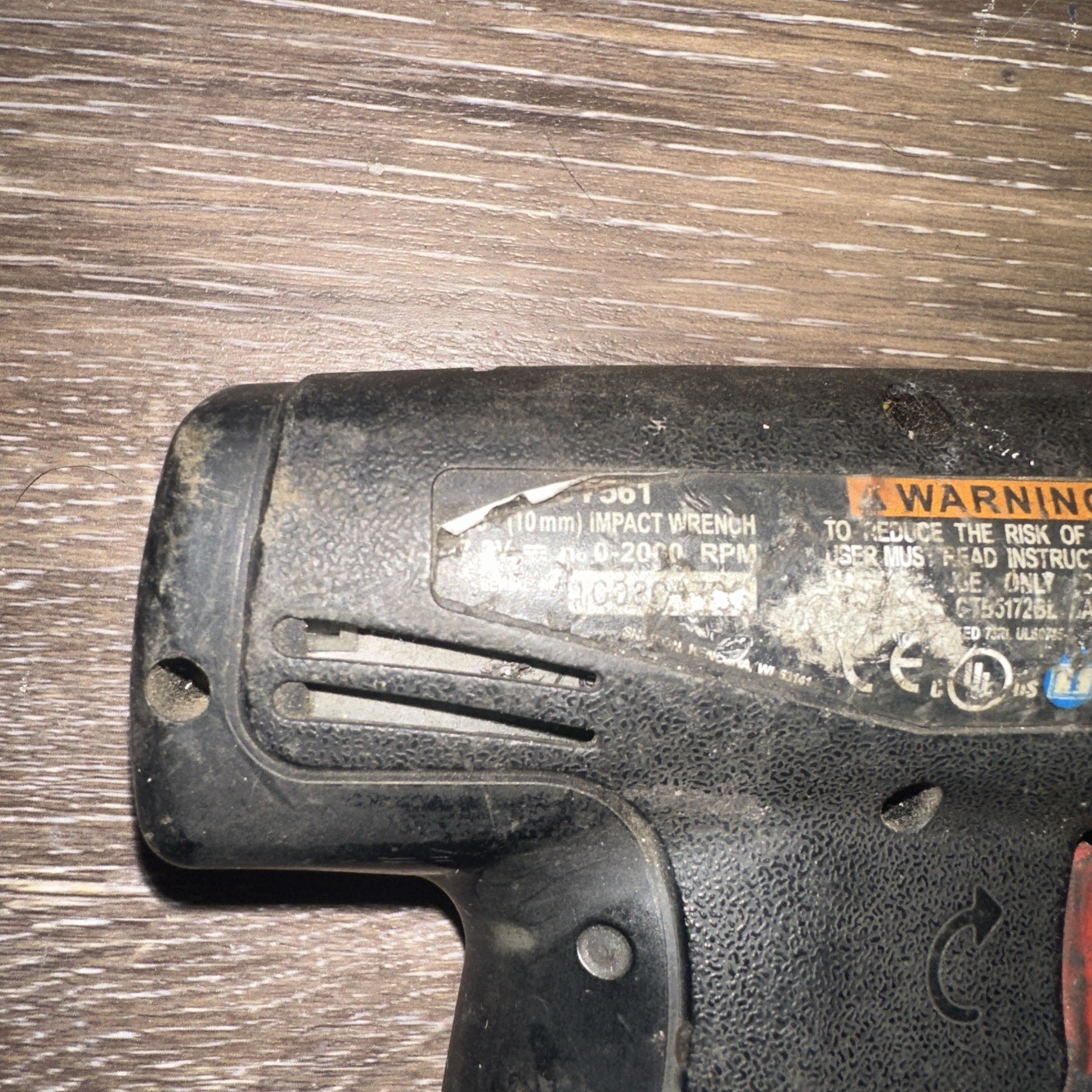 Snap On Tool CT561 7.2 Cordless 3/8" Driver TOOL ONLY