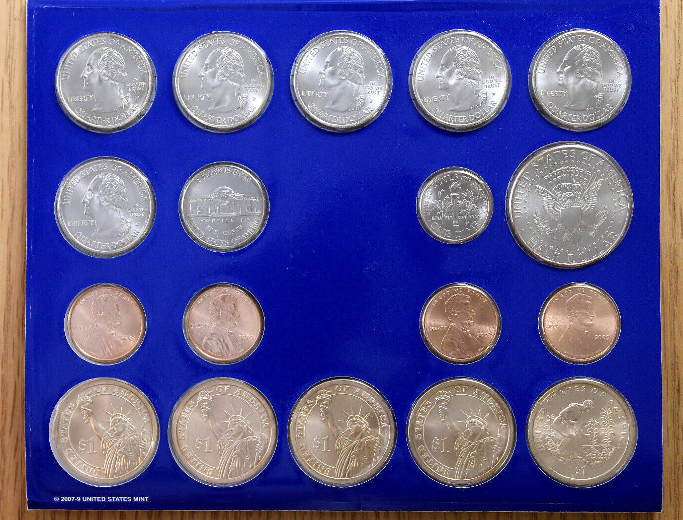 2009 Mint Set - Uncirculated Coins - 36-Coin Set - P & D