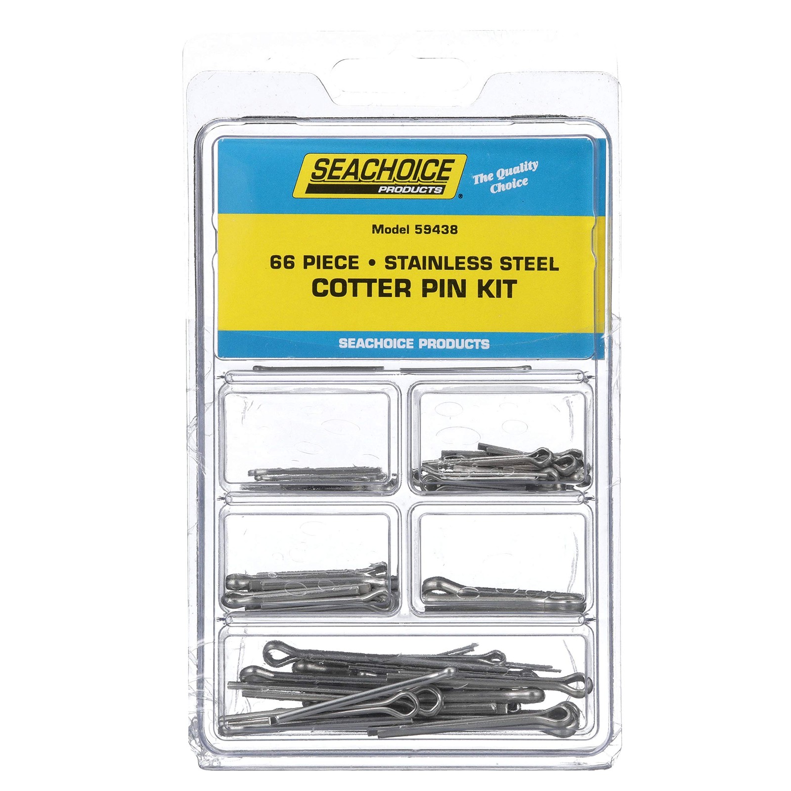 Stainless Steel Cotter Pin Kit, 66 Piece