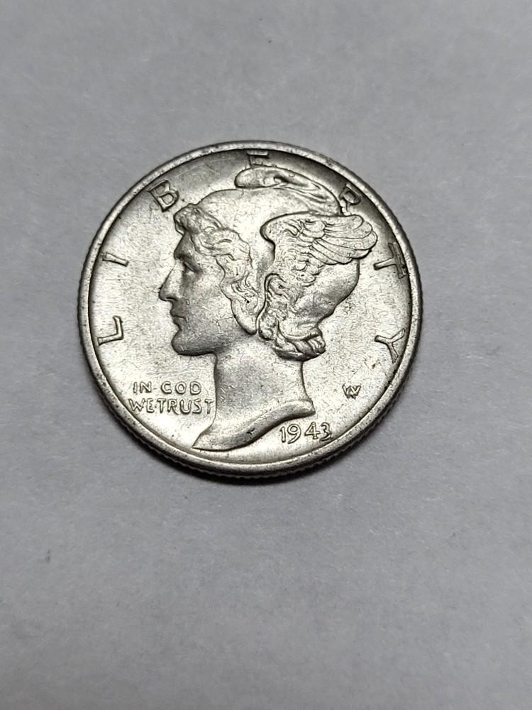 1943 D Mercury Dime