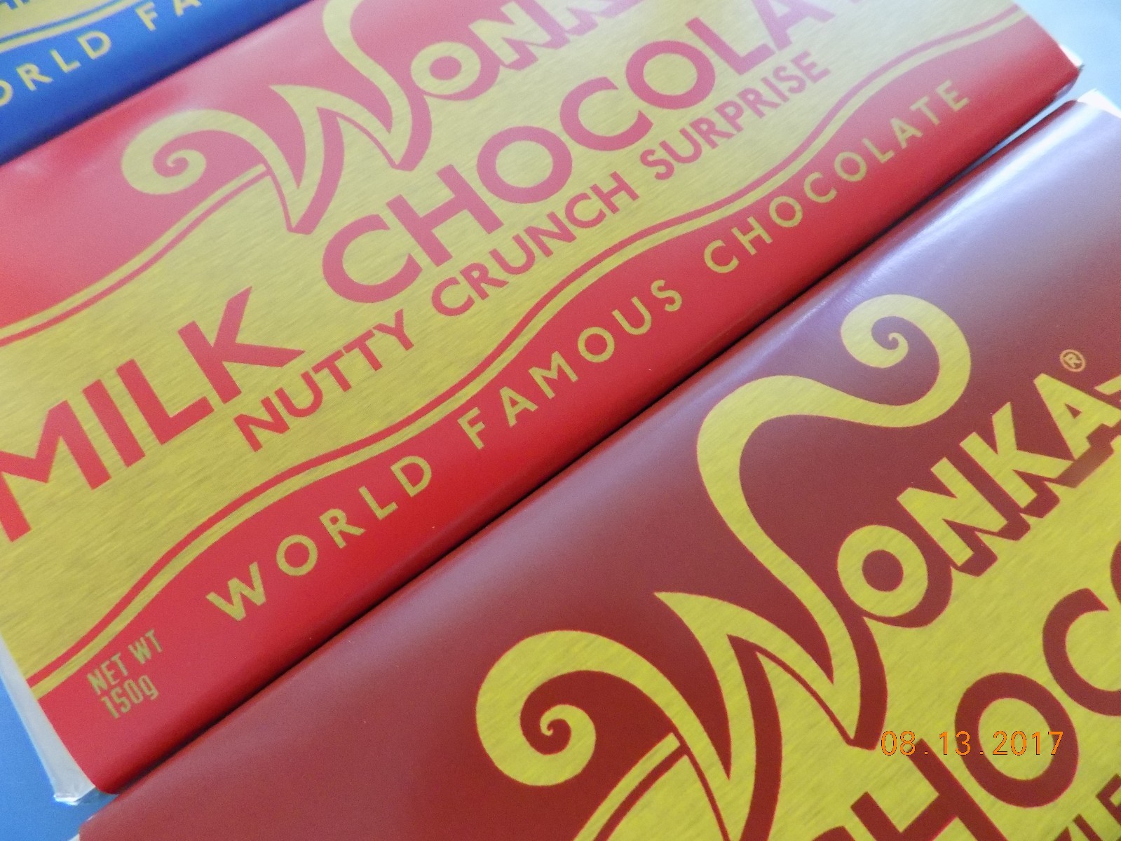 2005 Vintage Style Willy Wonka & Chocolate Factory Replica Wonka Bars (Set of 3)