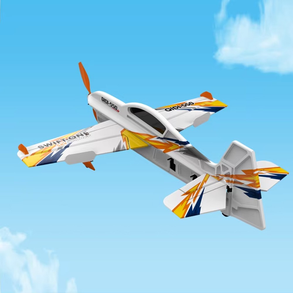 QIDI550 Stunt Glider RC Plane Ready to Fly Rot EPP Foam Flight Airplane 2battery